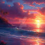 Dreamy Surreal Sunset