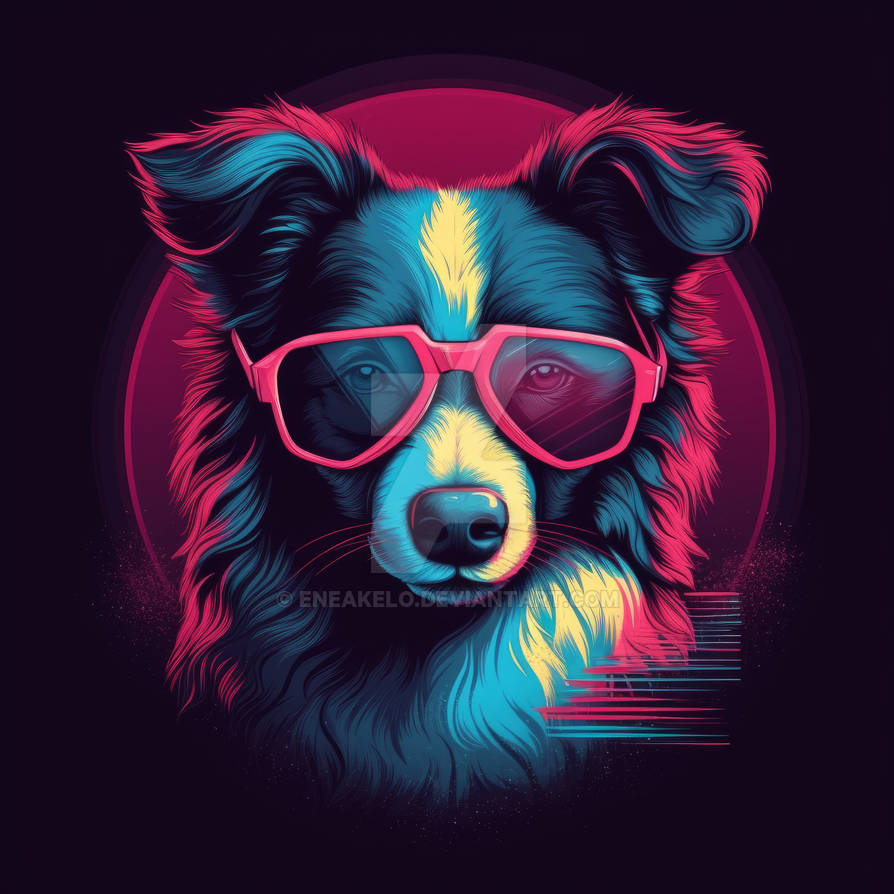 Retro Dogs by eneakelo on DeviantArt
