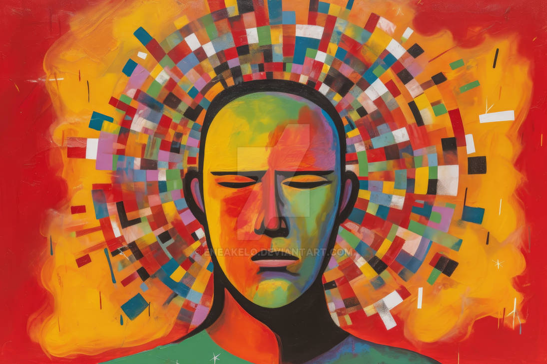 Dadaism Color Abstract Dadaism Portrait by eneakelo on DeviantArt