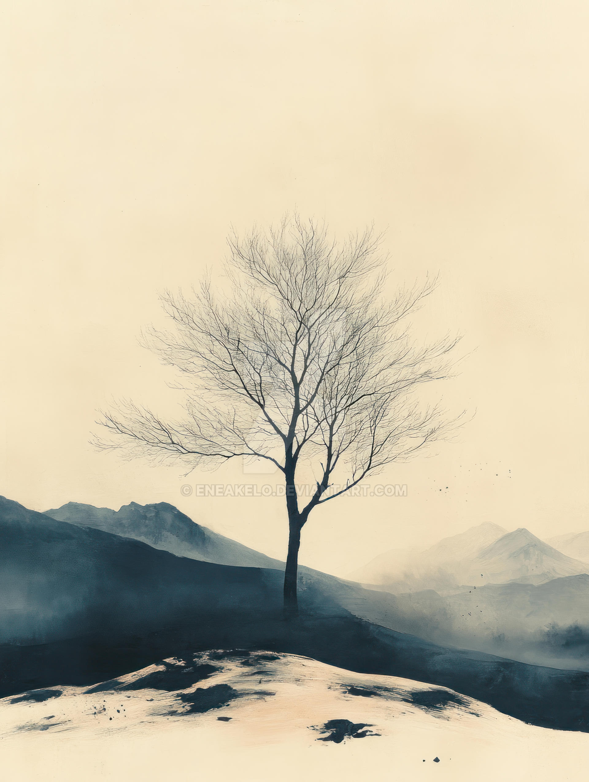 Tree Asethtic Aesthetic Tree Minimal Artwork by eneakelo on DeviantArt