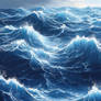 Serene Flow: Minimalist Water Waves