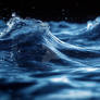 Serene Flow: Minimalist Water Waves