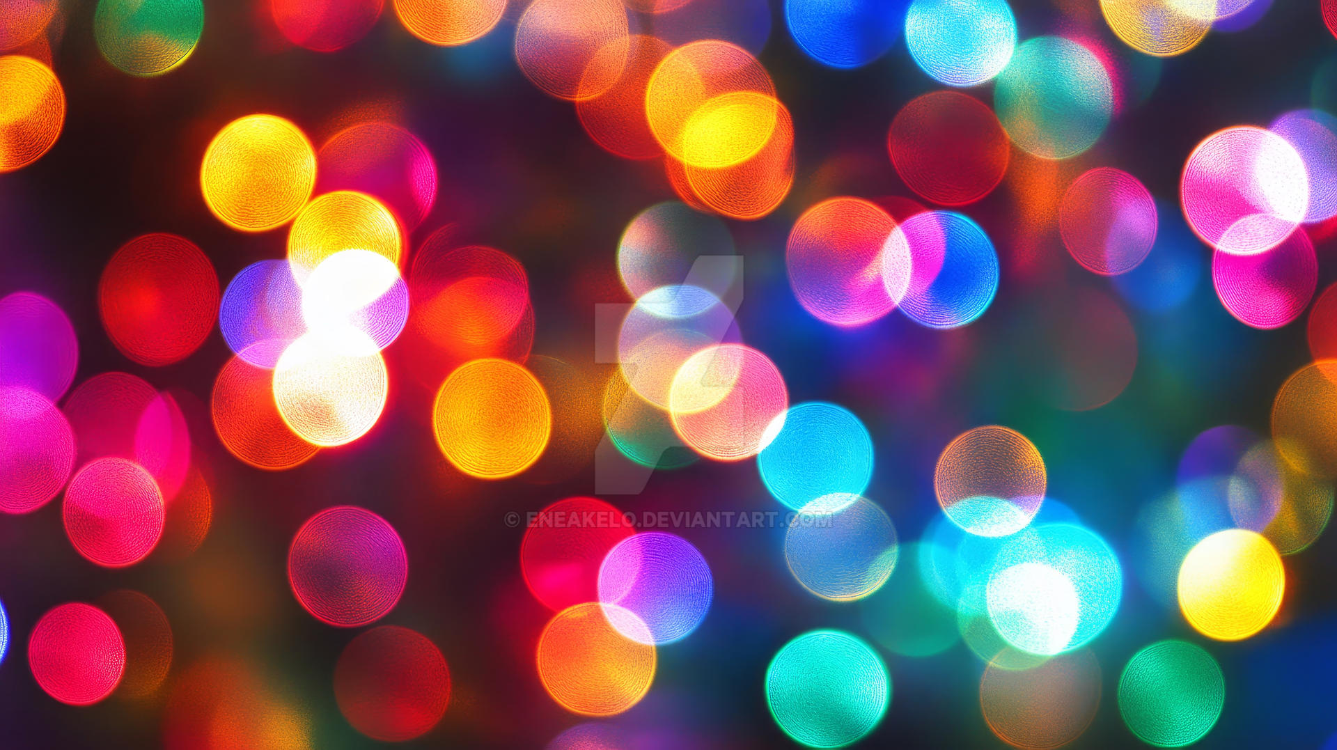 Colorful Bokeh Light Background