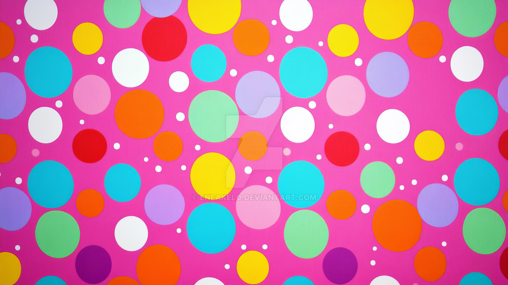 Playful Polka Dot Pattern Background