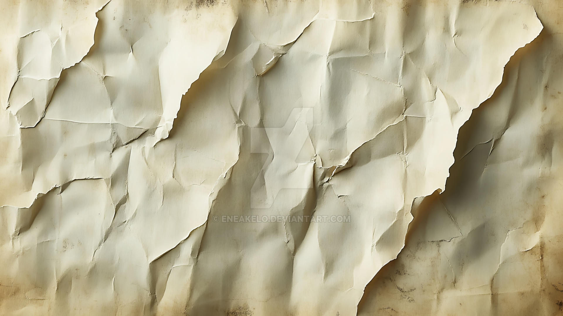 An aged, vintage paper texture with subtle creases