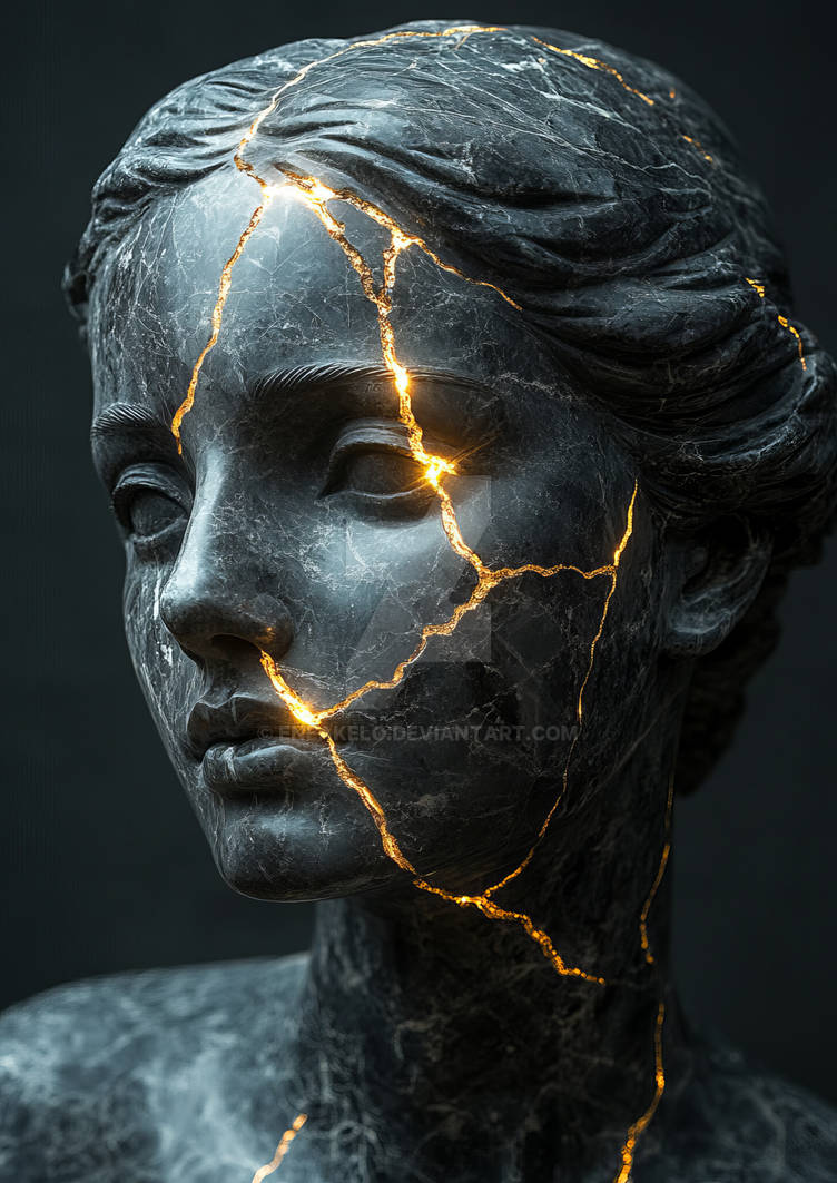 Kintsugi Roman Kintsugi Beauty: Roman Marble Statue by eneakelo on DeviantArt