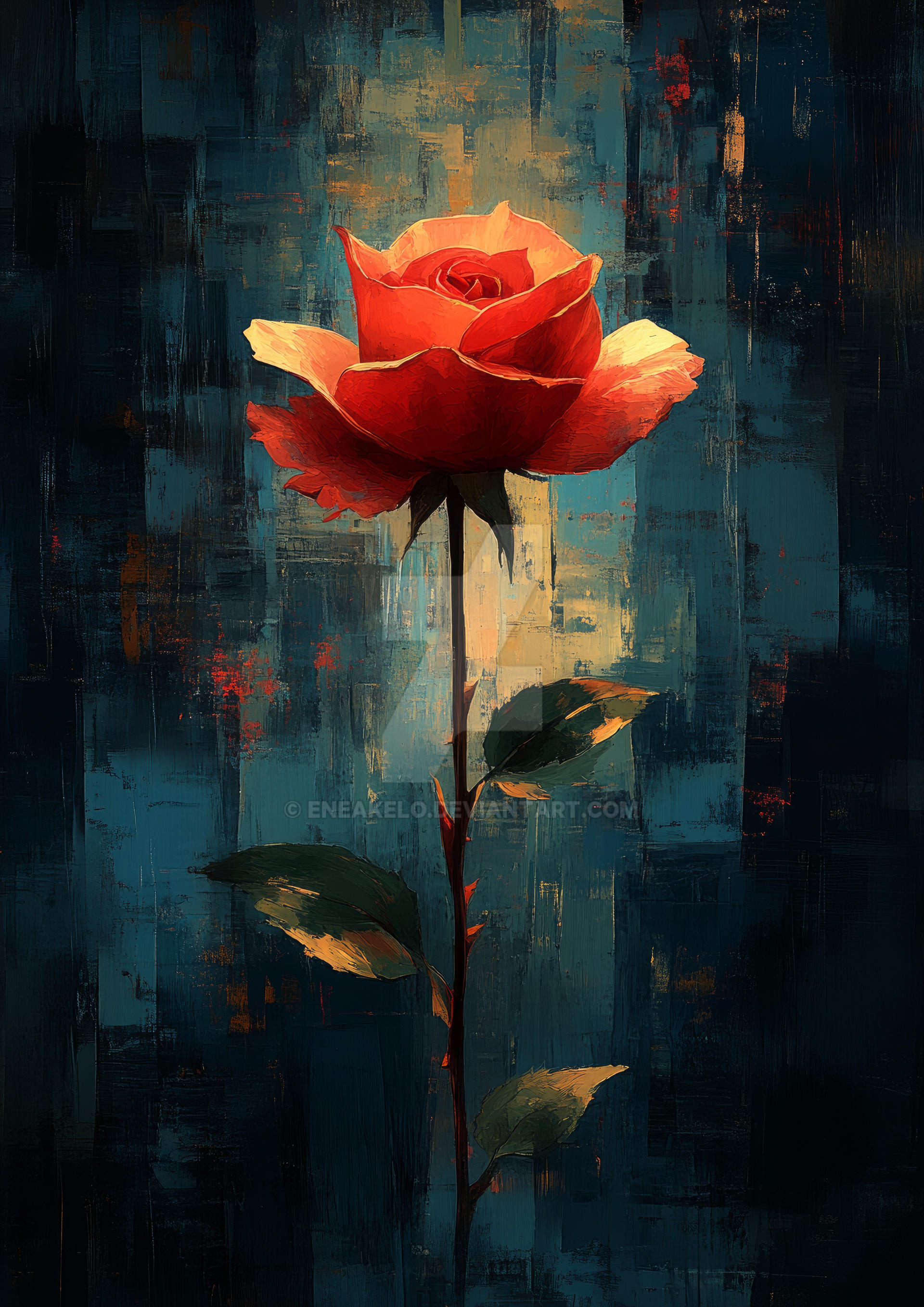 Artsy Roses Artsy Cosmic Rose by eneakelo on DeviantArt