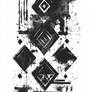 Black and White Geometric Pattern