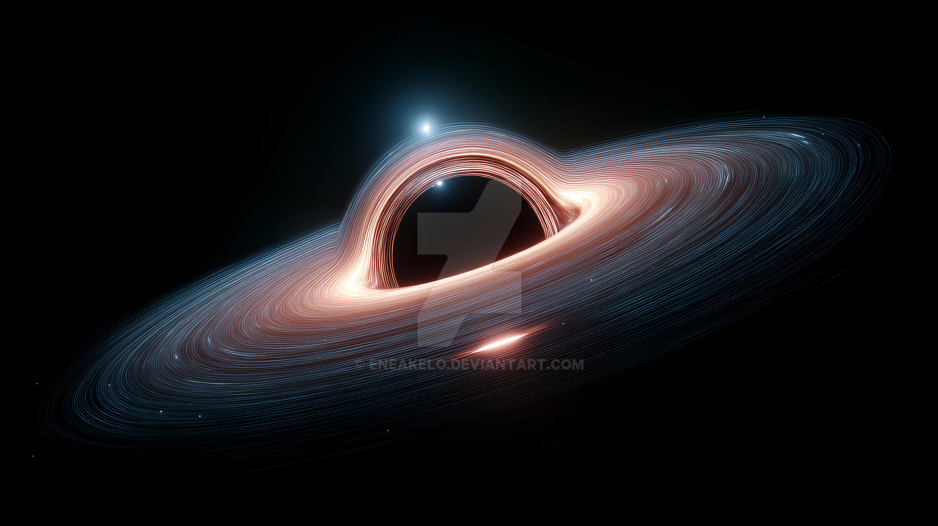 Black Hole with Accretion Disk by eneakelo on DeviantArt