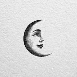 Lunar Gaze Engraving