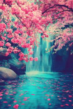 Pink Forest Cascade