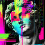 Fragmented Visage: Neon Renaissance