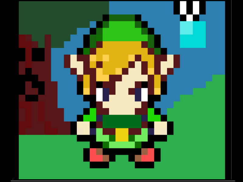 Zelda: Link Pixel Art