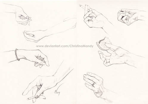 Quick hand studies