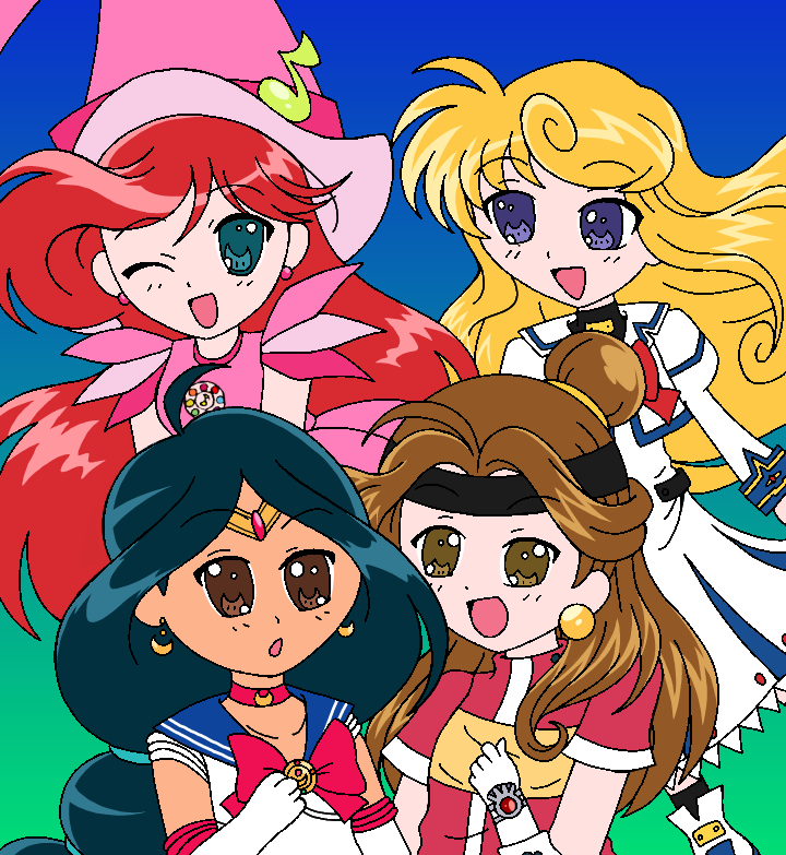 Disney Princesses as Magical Girls by NauTOON2007 on DeviantArt