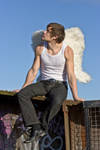 Grunge Angel stock 47 by Random-Acts-Stock