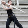 Sword pose stock 8