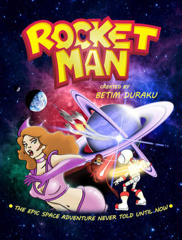 Rocket Man Comic Book cover