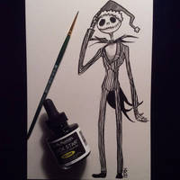 Jack Skellington (Inktober Day 6)