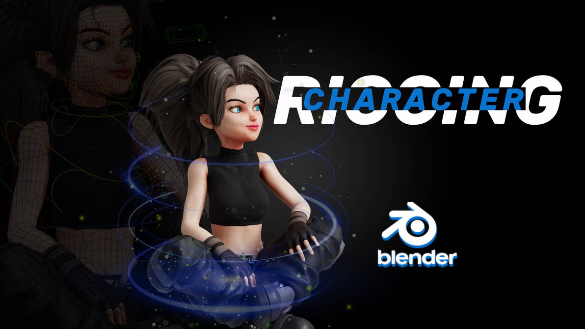 3D Female Character Rigging Tutorial | Blender 4.3 by Kilutica3D on ...