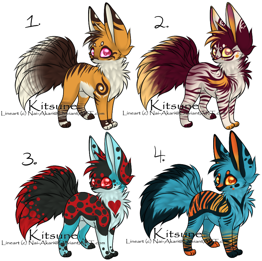 Kitsune Adopt Batch 1 - CLOSED