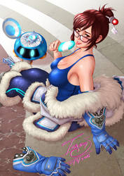 Fanart Mei Overwatch on Patreon