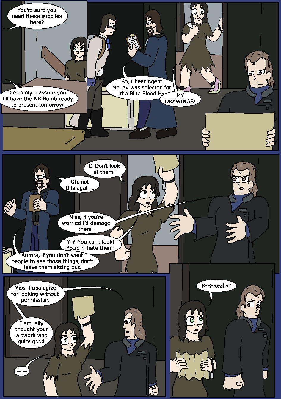 Shining Blue Light- Page 13