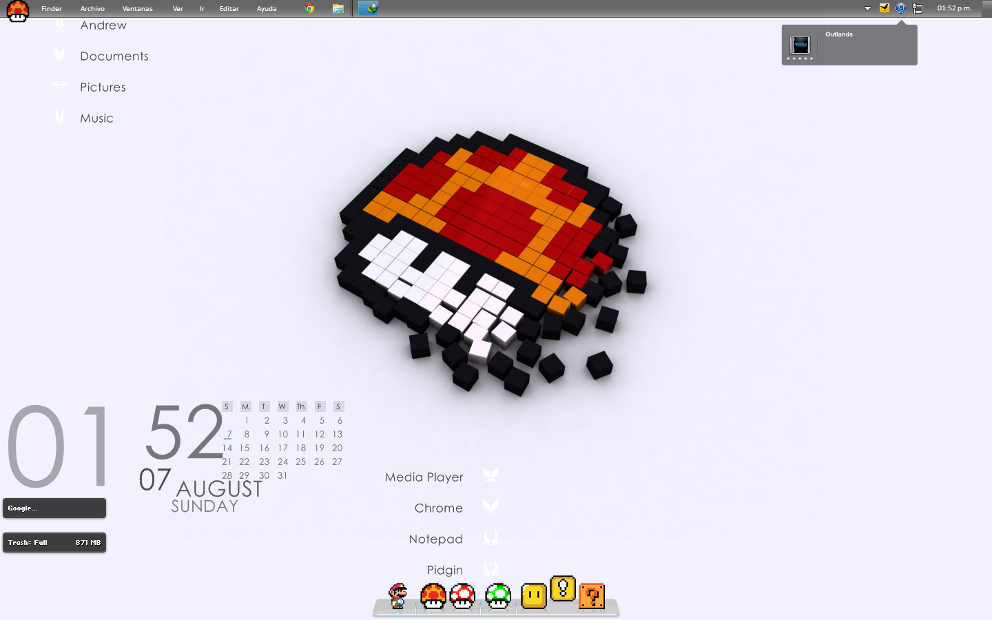 Tema para Windows 7 Mario Bros.