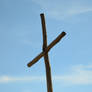 Only a cross in the sky