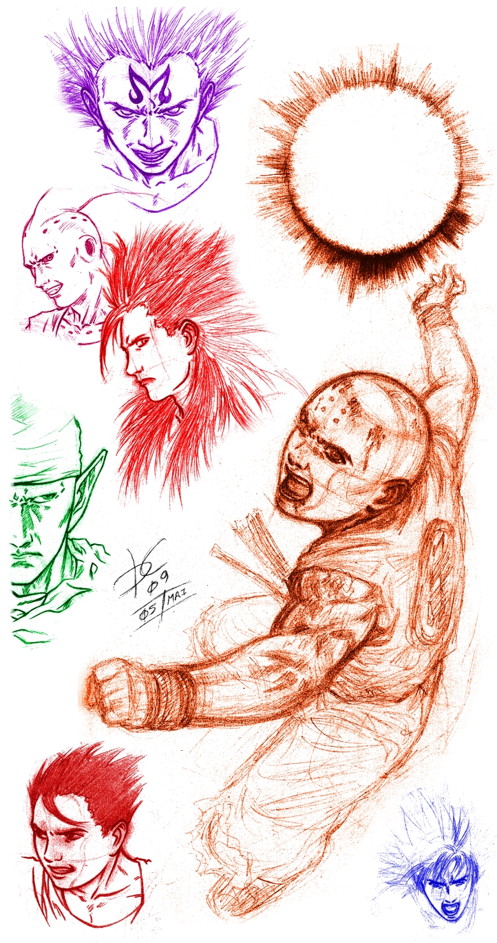 Some DBZ-99X Sketches