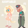 (1/2 OPEN) CAT ADOPTABLES SET PRICE