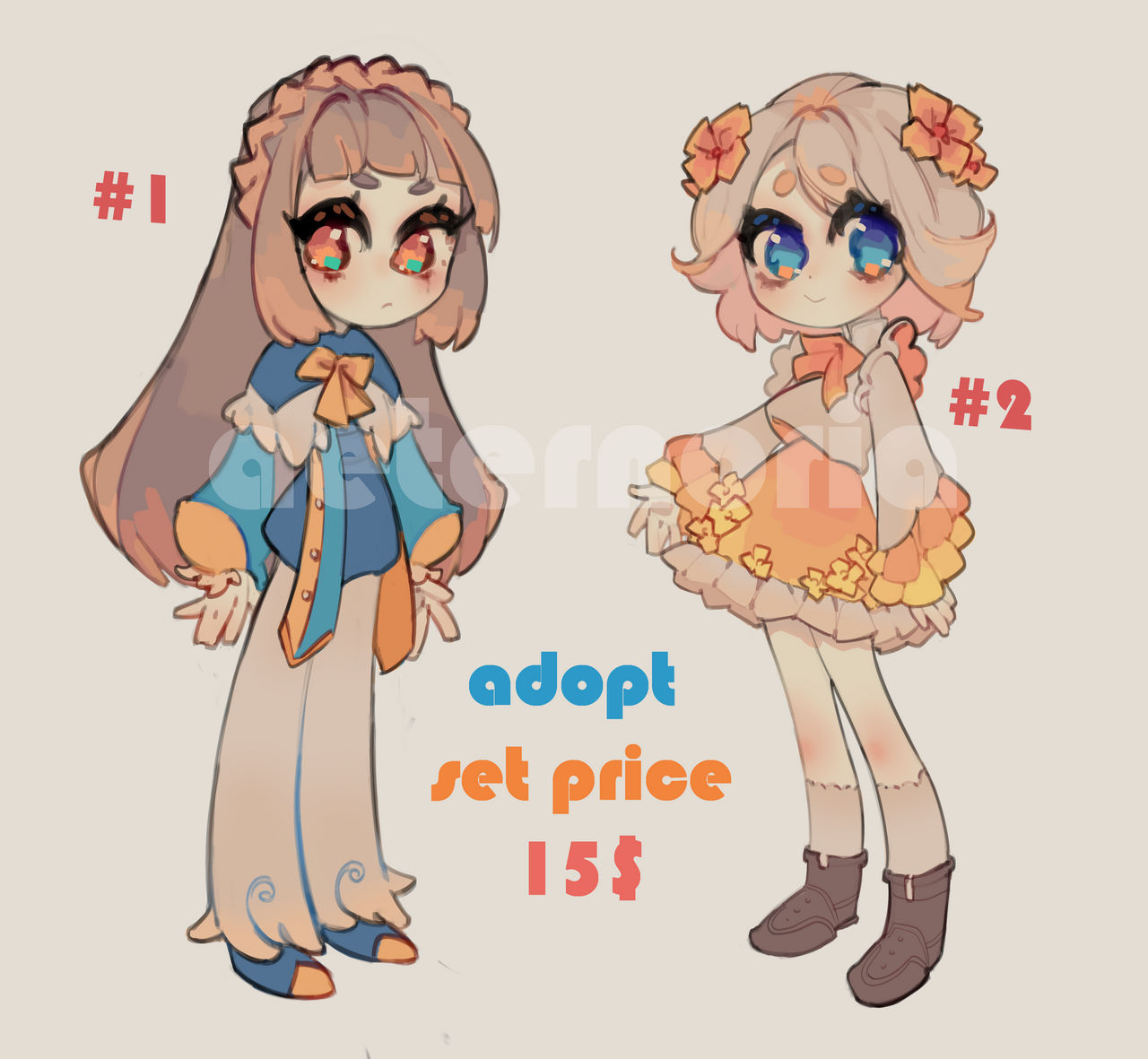 Adaptable Chacacters (close\reupload) HUMAN ADOPTABLE SET PRICE by aeternoria on DeviantArt