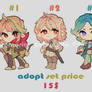 (close) HUMANOID ADOPT SET PRICE FANTASY RPG #1