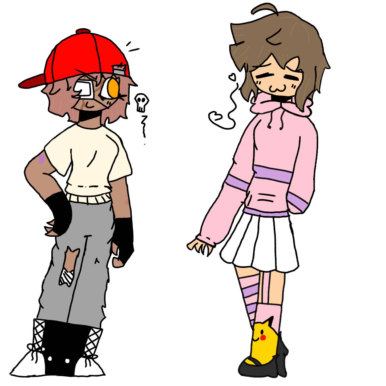 The Tomboy and the Femboy by SophieArt2009 on DeviantArt