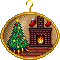 A Christmas Scene Ornament