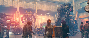 Sunset Ankara: Mecha Reparations Bay The Pit