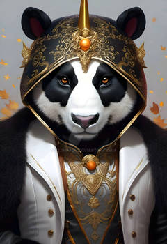 At the masquerade ball - the mysterious Sir Panda