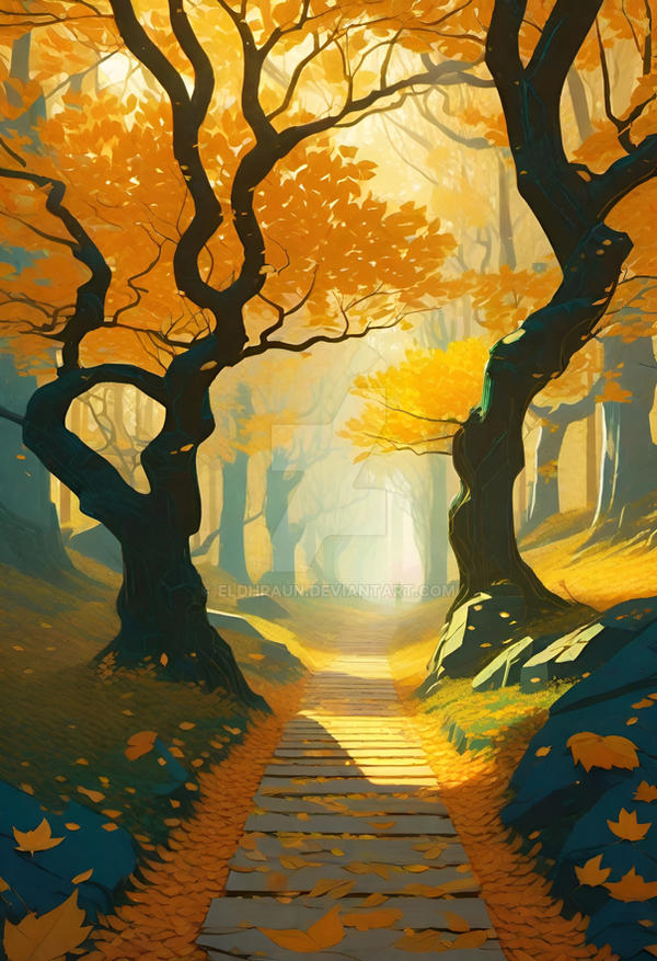 Golden Path by eldhraun on DeviantArt