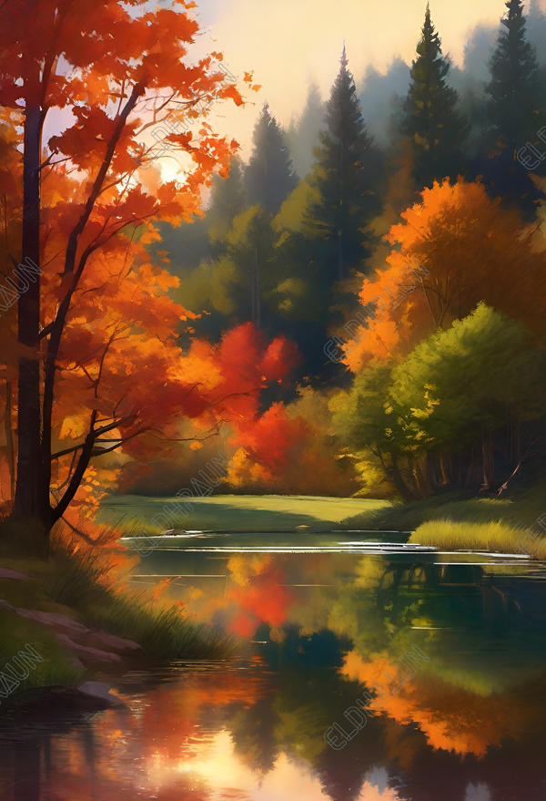 Deviantart Fall Autumn Reflections 6 by eldhraun on DeviantArt