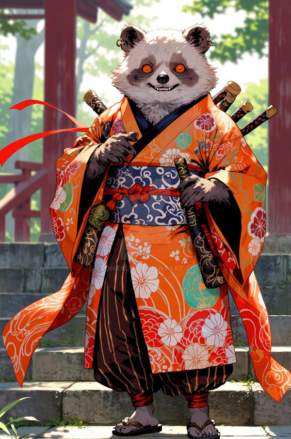 Japanese Tanuki by eldhraun on DeviantArt