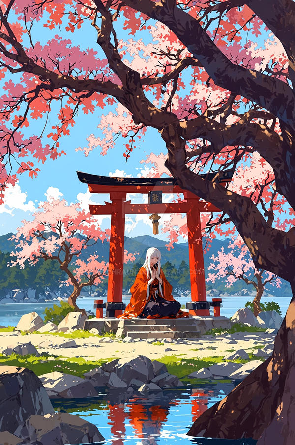 California Inari Garden of the Inari Shrine by eldhraun on DeviantArt
