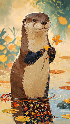 Enchanted Autumn 27 - Otter