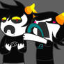 Homestuck Karkat and Terezi lick base