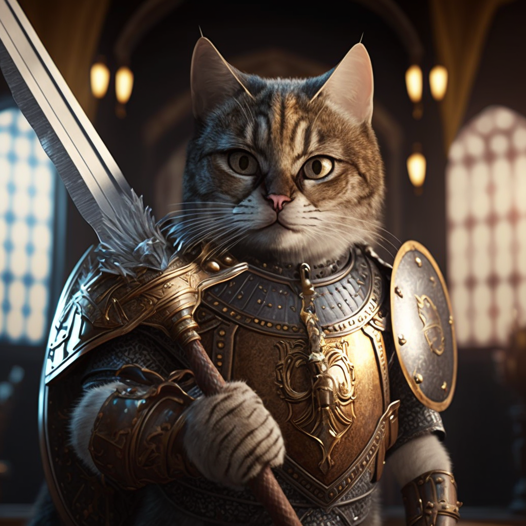Realistic Cat Wearing Armor by cabdans on DeviantArt