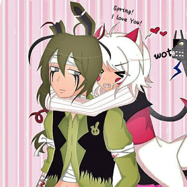 Mangle x Springtrap by MetalChan01 on DeviantArt