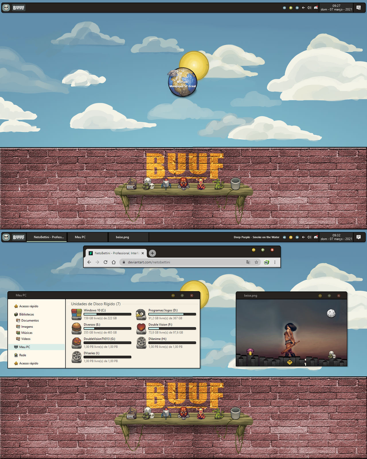 Buff Windows Welcome to the Buff Windows 10 World by NetoBettini on DeviantArt