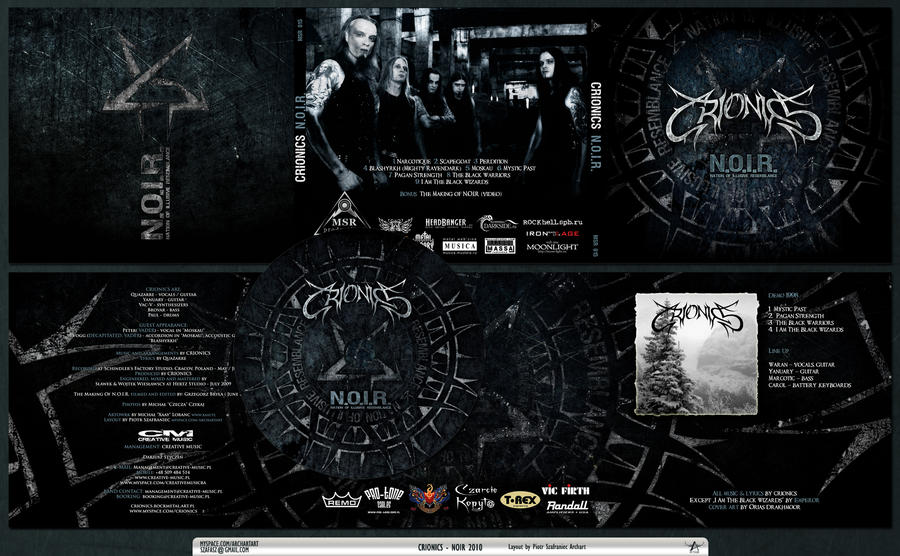 Crionics Crionics - Noir cd cover 2010 by szafasz on DeviantArt