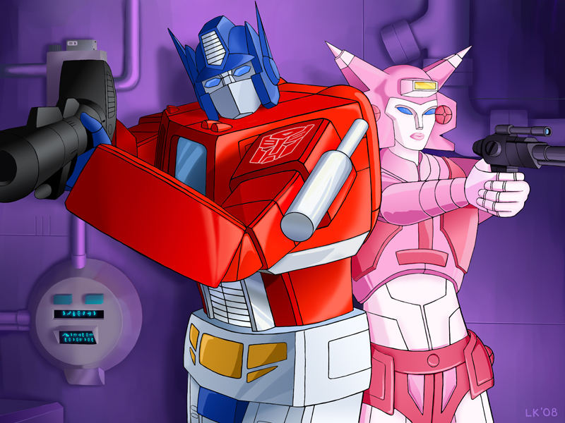 Optimus Prime and Elita One