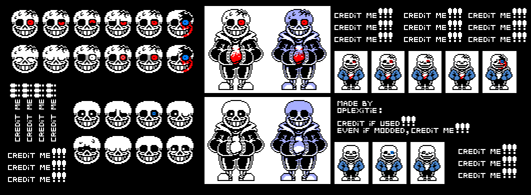 HorrorTale Sans Sprite by Addicted2Electronics on DeviantArt