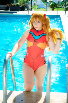 Asuka Langley Swimsuit cosplay